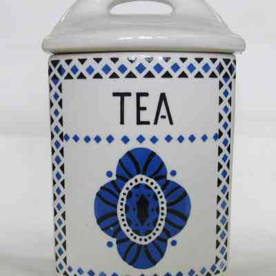 Czechoslovakian Tea Cannister with Cover