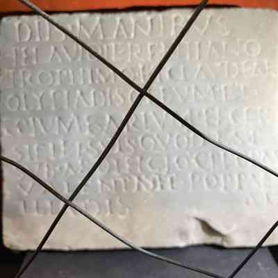 Epitaph of Titus Flavius Terentianus Trophimus and Claudia Olympias