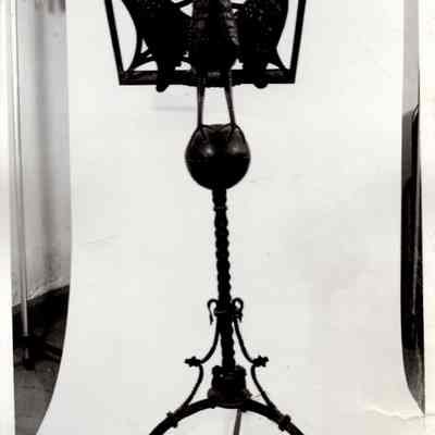 13th c Gothic Metal Eagle Lectern on 3 Legged Stand