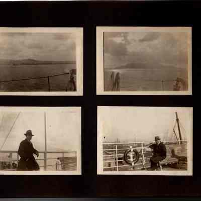 1927 Vacation album, p(37) views from ship