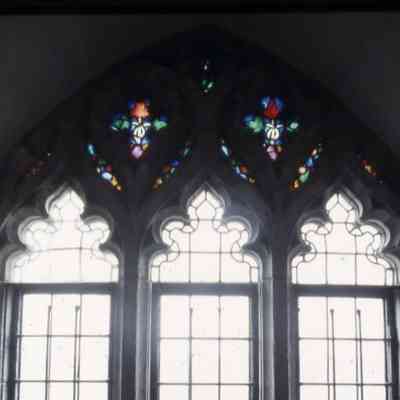 1929 ca Jacques Simon Sunroom Gothic Stained Glass