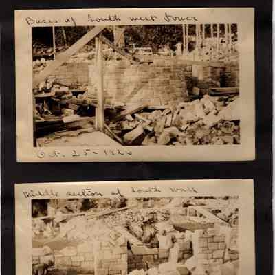 SCRB-1 p(15) 1926-10-25 SW tower & south wall