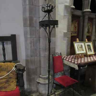 Torchère - Metal Floor Candle Stand, set of 2
