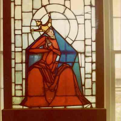 Queen Stained Glass Window by Natalie Hays Hammond