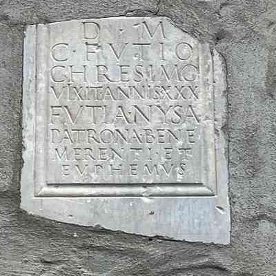 Epitaph of C. Futius Chresimus