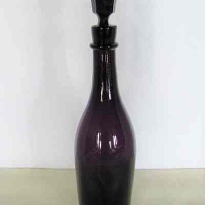 Violet Decanter with Stopper