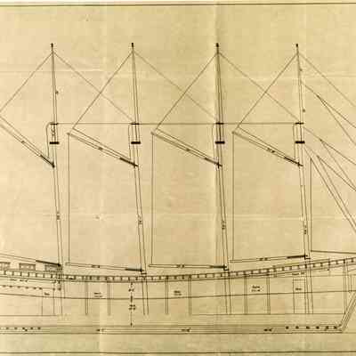 1919 Schooner Mabel A Frye Plans