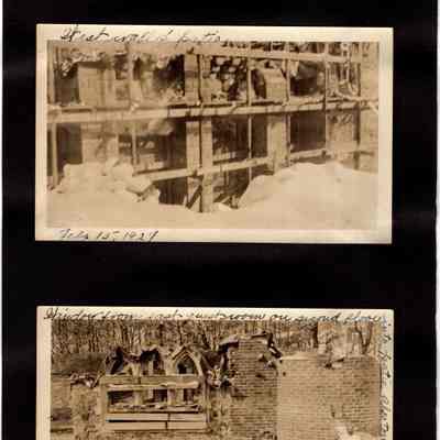 SCRB-1 p(53) 1927-02-15 patio, guest room patio windows & tower stairway