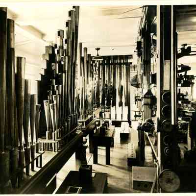 1911 ca Pt Radio Laboratory Workshop between organ pipes, copy(1)