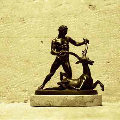 Hercules And Cerynitis Bronze