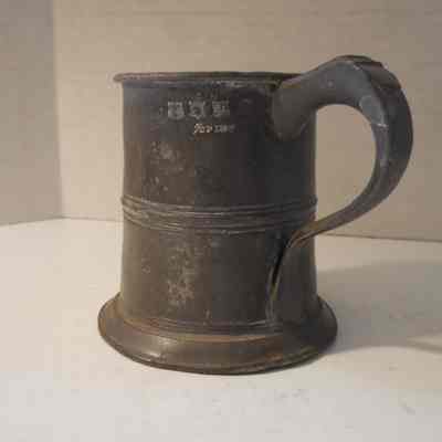 Pewter Half-Pint Tankard,18thc