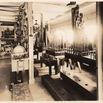 1911 ca Pt Radio Laboratory Workshop w organ pipes, copy(1)