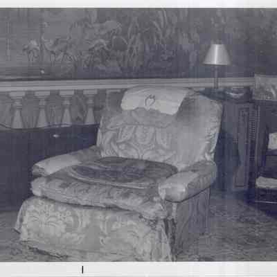 Green Upholstered Armchair