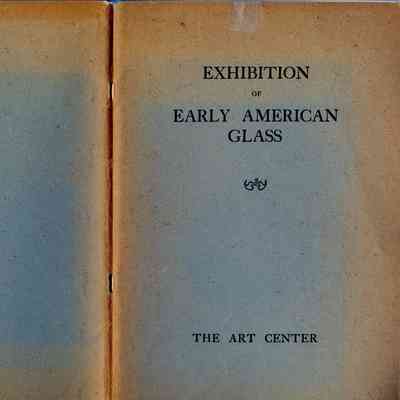 1930 Exhibition of Early American Glass