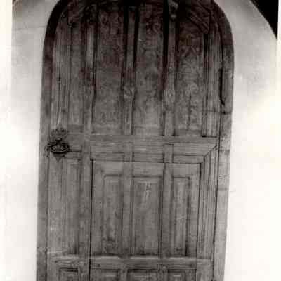 15th c. Italian or French Rounded Top Church Door