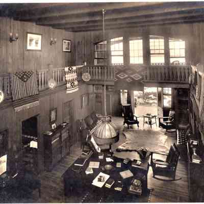 Bungalow Main Room from balcony (1911-1920)