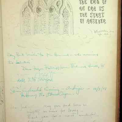 Guestbk1 p45 1951-09-28 (Richard Wallace Jones sketch)