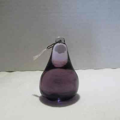 Violet Glass Pear