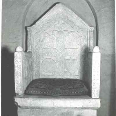 Italian Marble Throne - Bishop's Cathedra