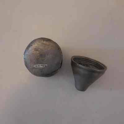 Pewter Pepper Shaker with Cone Top