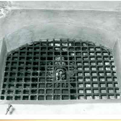 HM545 French Iron Window Grille with Fleur-de-lis