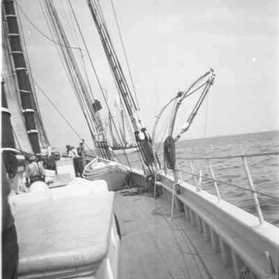 on deck of Odysseus