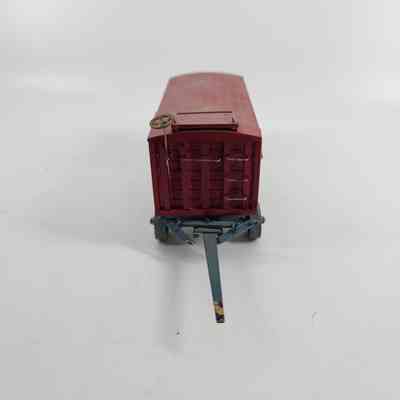 Front of red boxcar