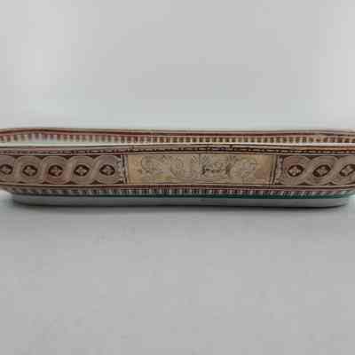 Reverse side of soap dish