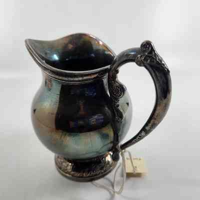 Silver Cream Pitcher Handle
