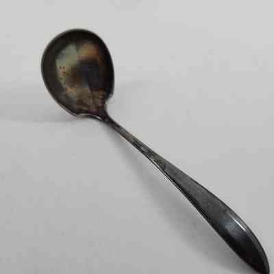 Silver sauce ladle