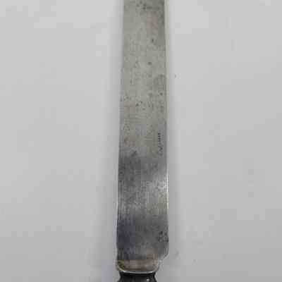 Blade of blunt dinner knife