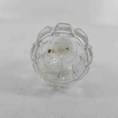 Bottom of small glass decanter