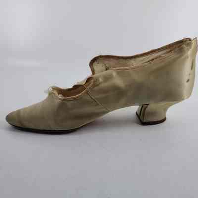 Opposite side of satin slipper