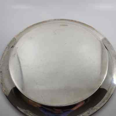 Bottom of silver tray