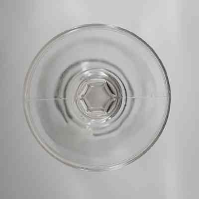 Bottom of glass compote