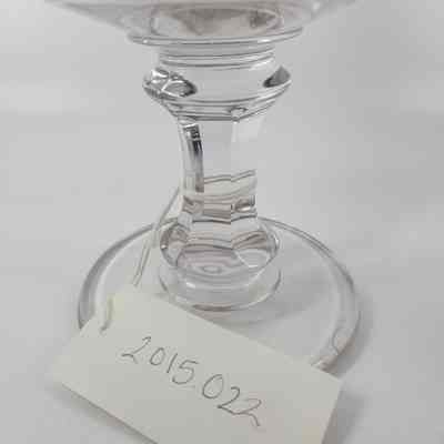 Stem of glass compote