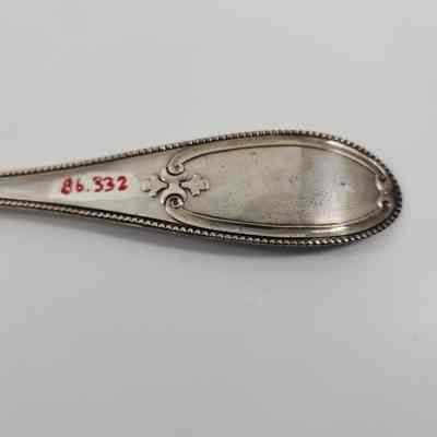 Back of silver handle