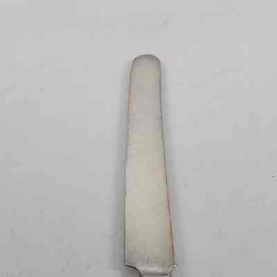 Blade of silver dinner knife