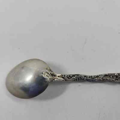 "Sterling" engraving on back of spoon handle