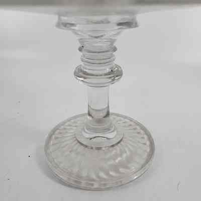 Base and stem of glass compote