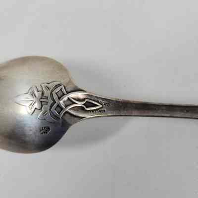 Engraving Hallmark - griffin and "PAT 1866 STERLING"