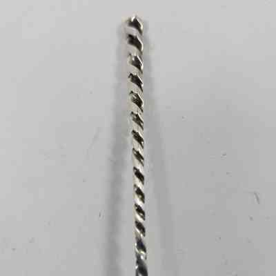 Twisted handle of demitasse spoon