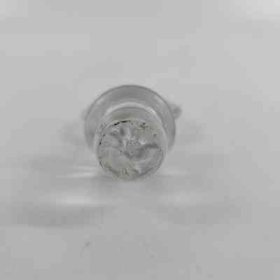 Bottom of glass decanter