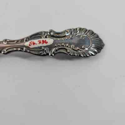 Back of spoon handle with accession number