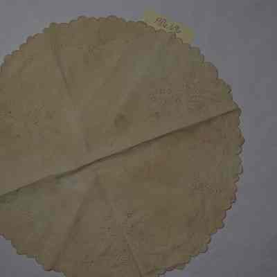 doily with object ID#: Origformat: Artifact
