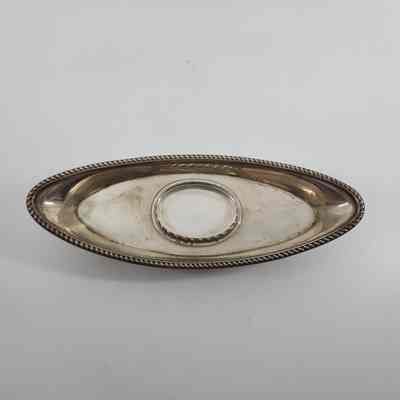 Silver inkwell without glass bottle