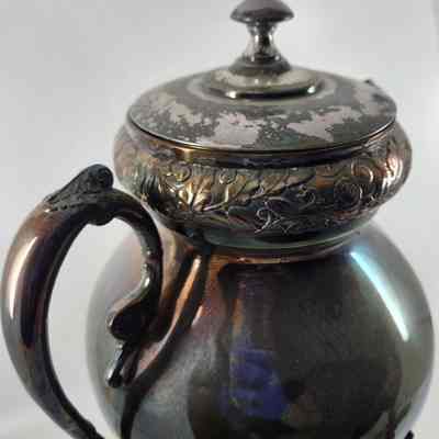 Coffee Urn Rim and Handle Detail