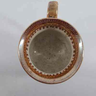 Top-down view of mug