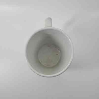 Top-down view of mug