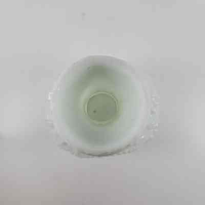 Top down view of flask